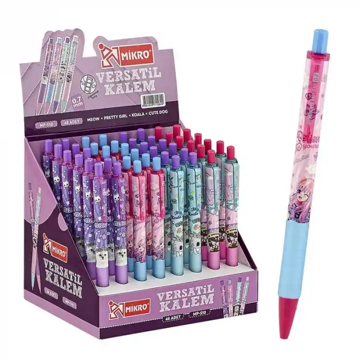 MİKRO 510-48 VERSATİL KALEM STANDLI 0.7MM