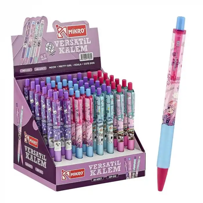 MİKRO 510-48 VERSATİL KALEM STANDLI 0.7MM