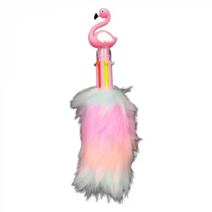 MİKRO 5314B 6 RENK FLAMINGO TÜKENMEZ KALEM