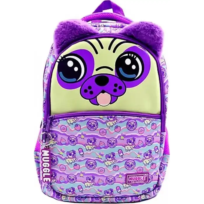MİKRO MUGGLE MU-6962 DOG MOR OKUL ÇANTASI