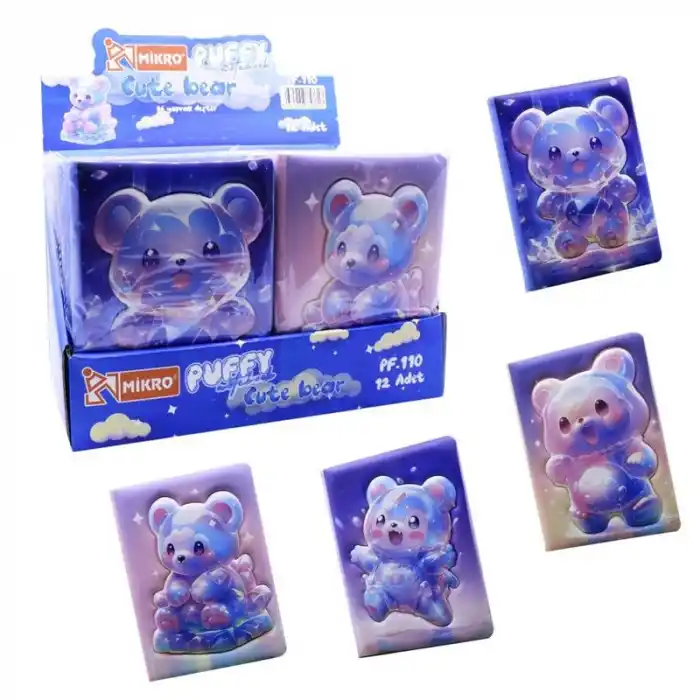 MİKRO PUFFY PF-110 CUTE BEAR NOT DEFTERİ