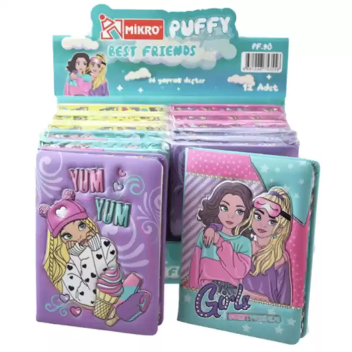 MİKRO PUFFY PF-90 BEST FRIENDS NOT DEFTERİ