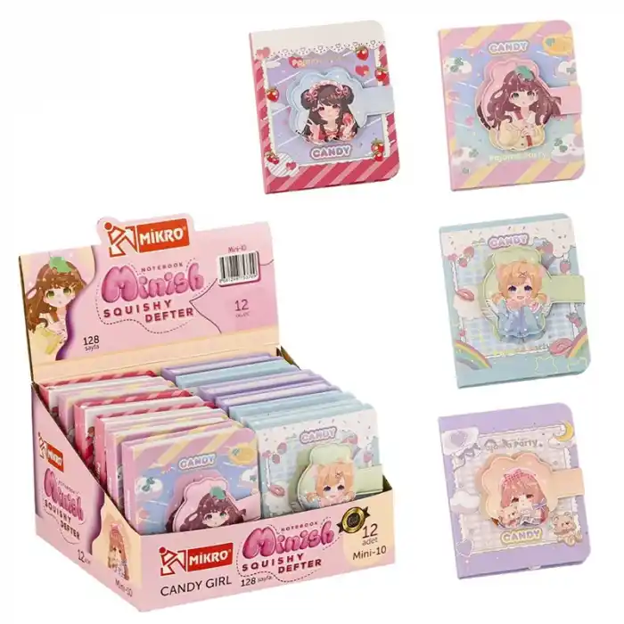 MİKRO SQUISHY MİNİ-10/20/30/40 NOT DEFTERİ 128 YP
