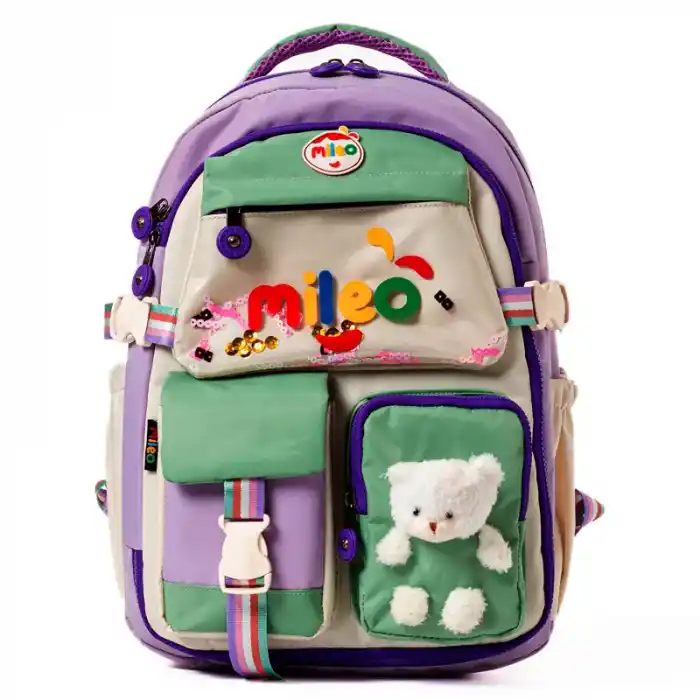 MILEO 2802 TEDDY OKUL ÇANTASI LİLA