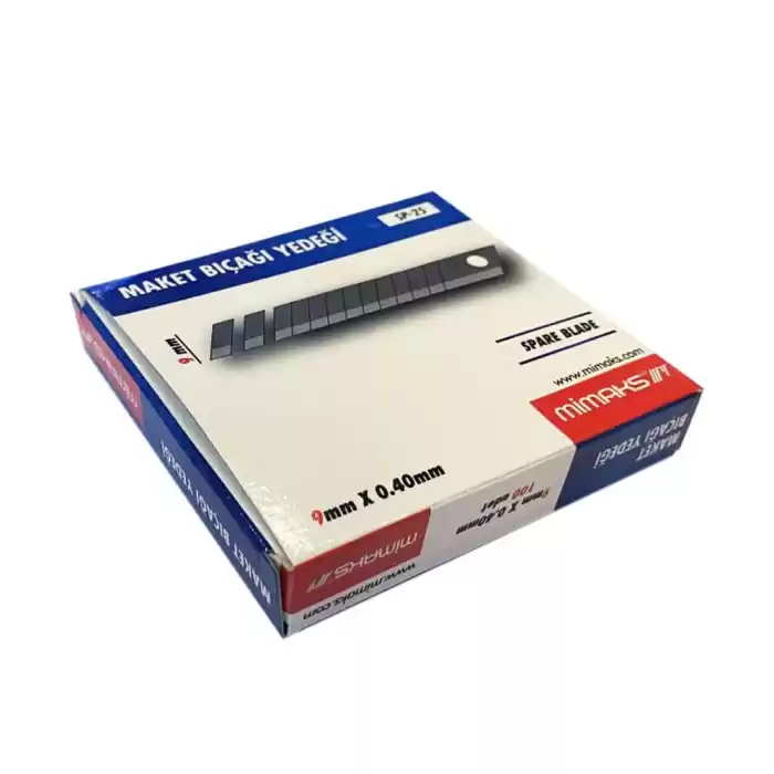 MİMAKS SP-25 MAKET BIÇAĞI YEDEĞİ 9 MM