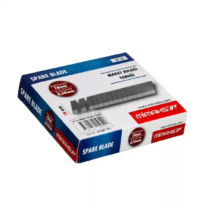 MİMAKS SP-50 MAKET BIÇAĞI YEDEĞİ 18 MM