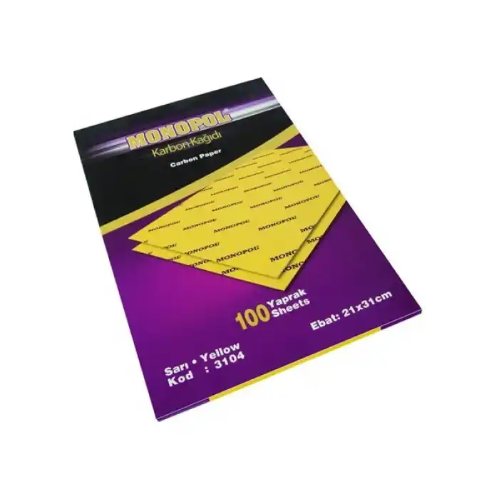MONOPOL A4 SARI KARBON KAĞIDI 3104