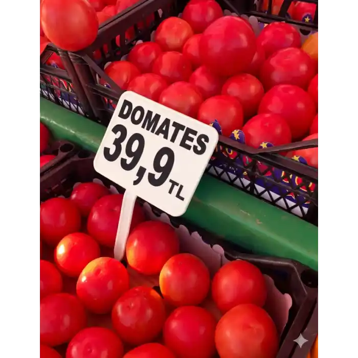 MT Manav Fiyat Etiketi Beyaz K.Boy 10 Adet