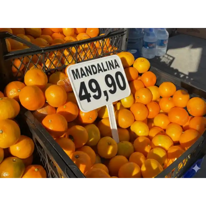 MT Pazarcı Fiyat Etiketi Beyaz K.boy 10 Adet