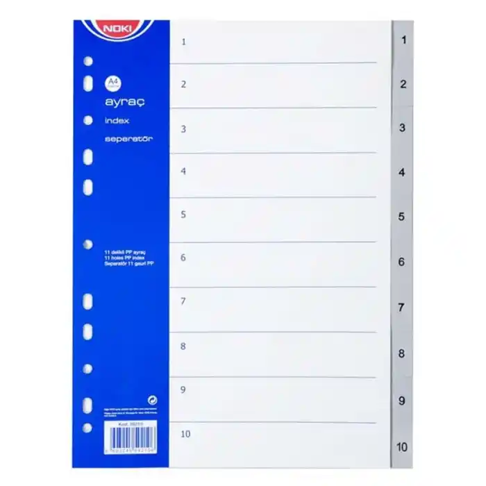 NOKİ 1-10 RAKAM AYRAÇ 59210