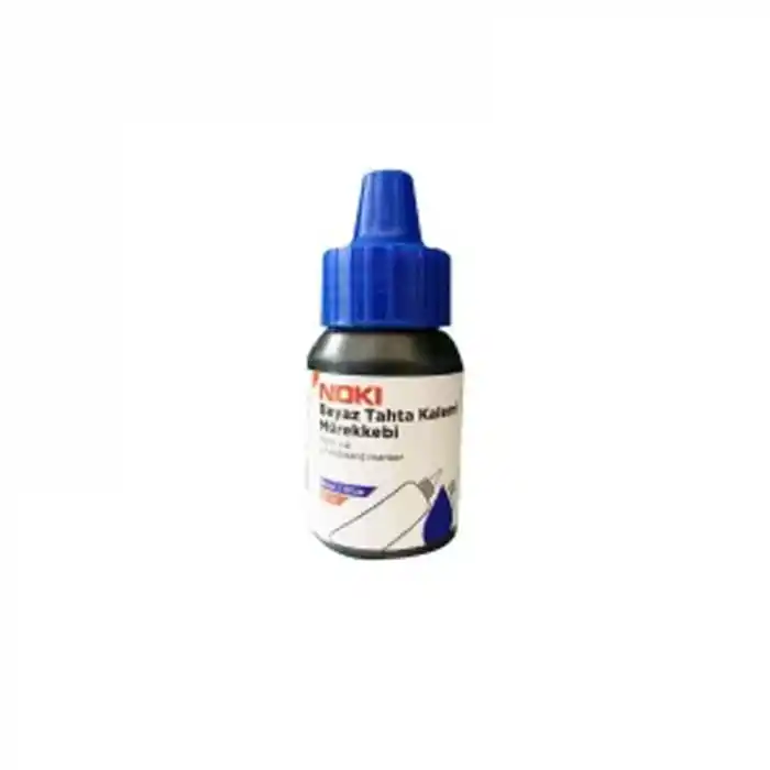 NOKİ BEYAZ TAHTA KALEMİ MÜREKKEBİ MAVİ 30 ML 1663-030-130