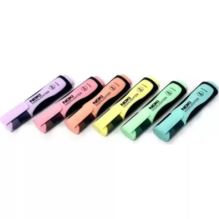 NOKİ FOSFORLU KALEM 30 LU STAND PASTEL RENKLER 9000P-30