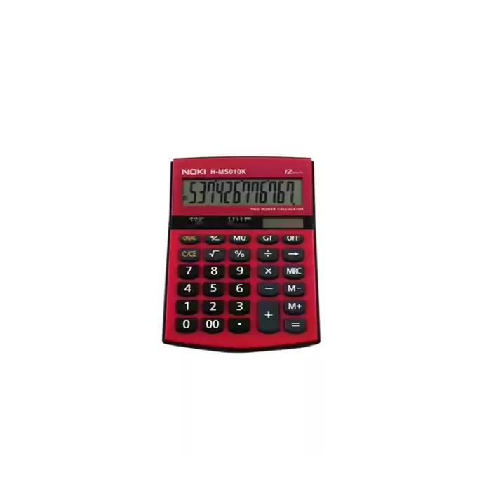 NOKİ HESAP MAKİNASI 12 HANE MASA ÜSTÜ H-MS010
