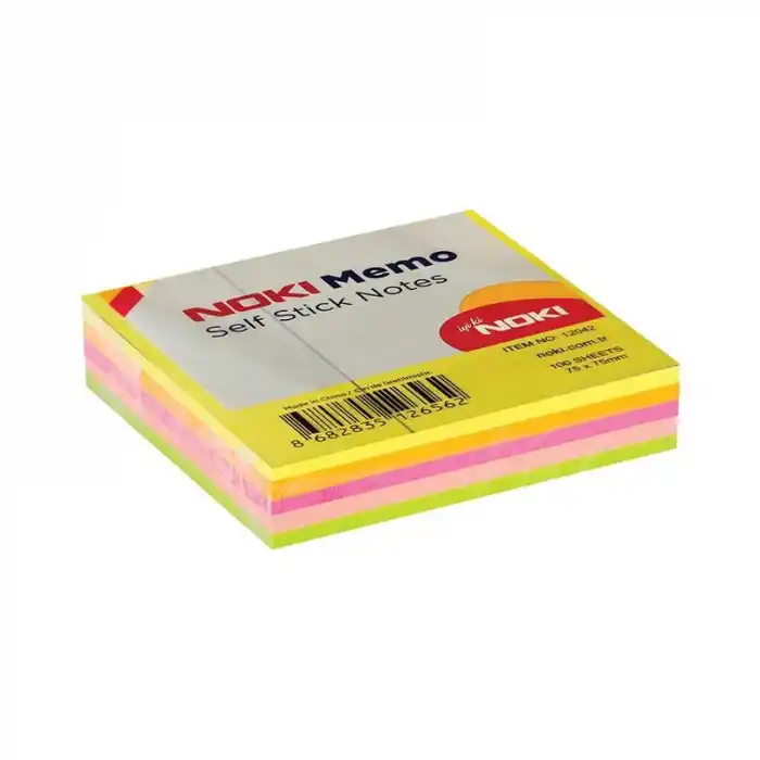 NOKİ MEMO 75X75 KÜP NEON YAPIŞKAN NOT KAĞIDI 100 YP 12042