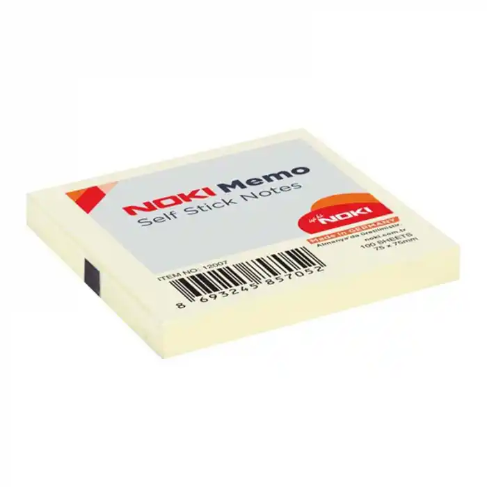 NOKİ MEMO 76X76 YAPIŞKAN NOT KAĞIDI 12007