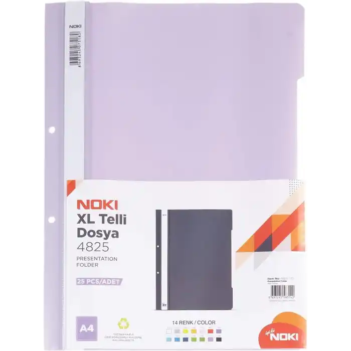 NOKİ TELLİ DOSYA XL LİLA 25 Lİ 4825-170