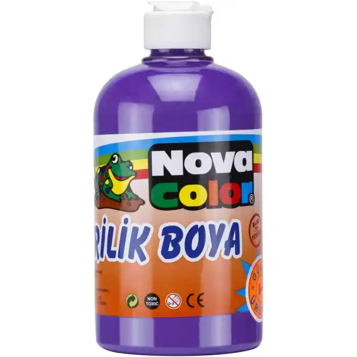 NOVA COLOR AKRİLİK BOYA 500 ML MOR NC-389