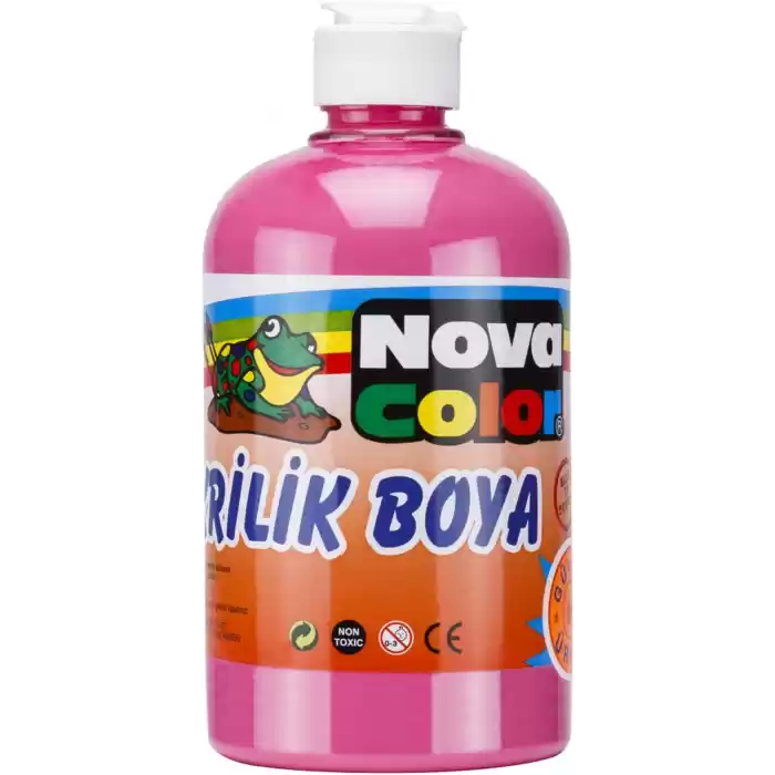 NOVA COLOR AKRİLİK BOYA 500 ML PEMBE NC-390