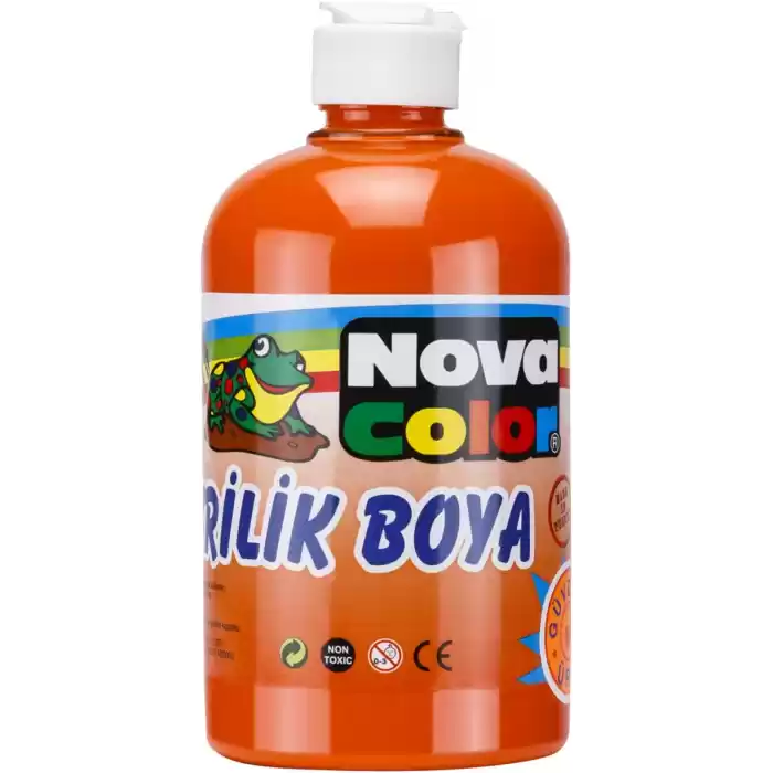 NOVA COLOR AKRİLİK BOYA 500 ML TURUNCU NC-388