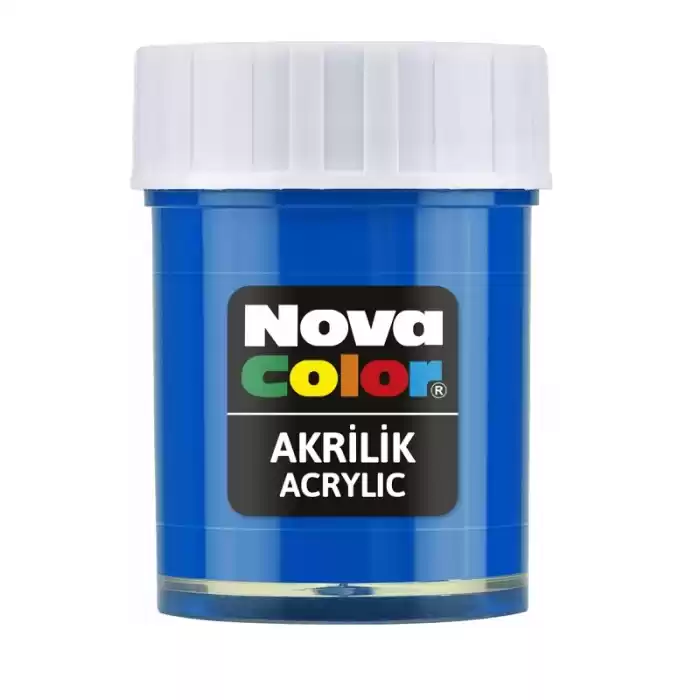 NOVA COLOR AKRİLİK BOYA MAVİ ŞİŞE NC-171