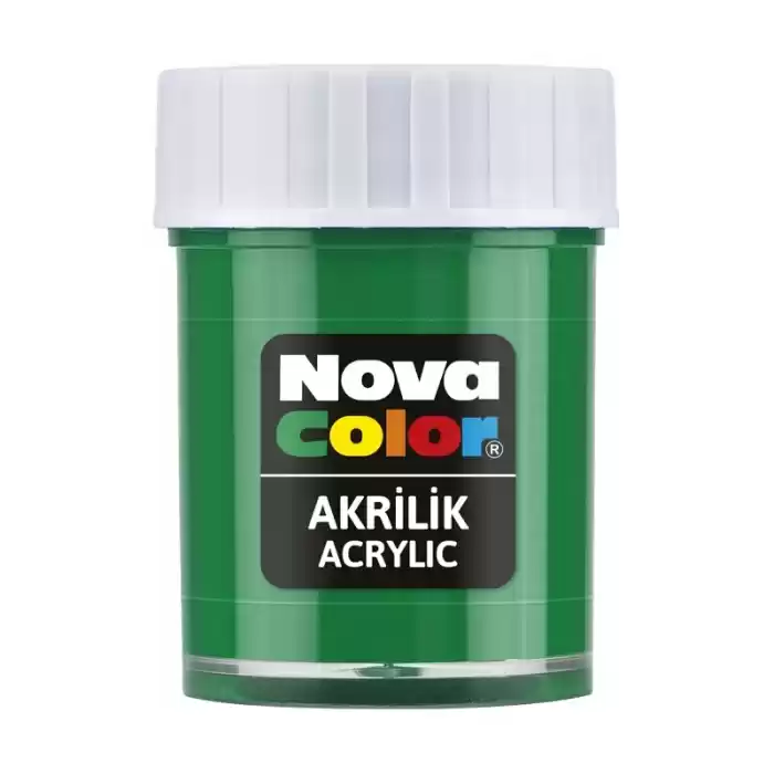 NOVA COLOR AKRİLİK BOYA YEŞİL ŞİŞE NC-172