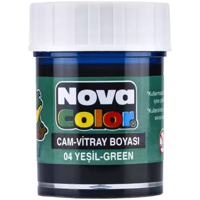 NOVA COLOR CAM BOYASI YEŞİL SU BAZLI NC-152