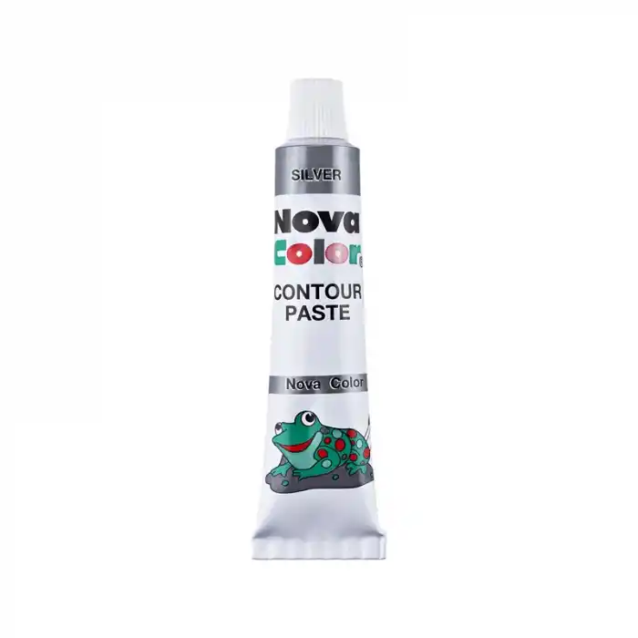 NOVA COLOR CONTOUR PASTE GÜMÜŞ NC-185