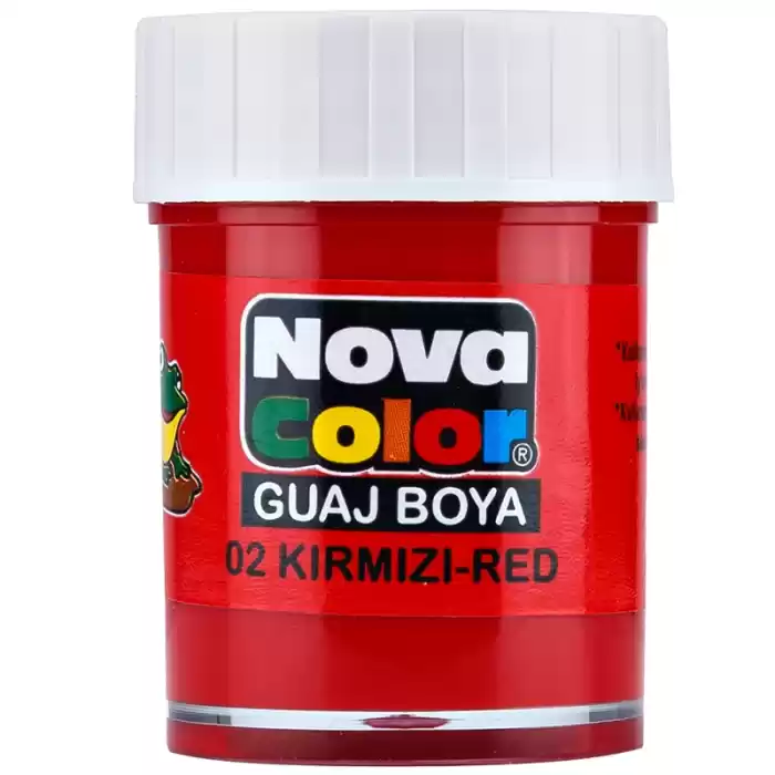 NOVA COLOR GUAJ BOYA KIRMIZI NC-104