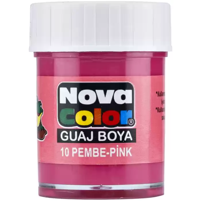 NOVA COLOR GUAJ BOYA PEMBE ŞİŞE NC-112