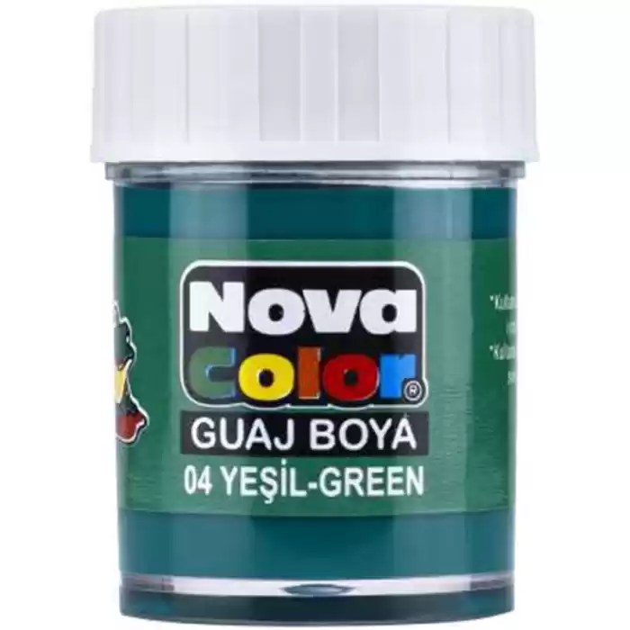 NOVA COLOR GUAJ BOYA YEŞİL ŞİŞE NC-106