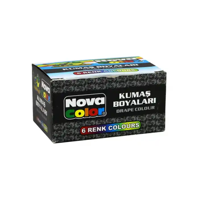 NOVA COLOR KUMAŞ BOYASI 6 LI TAKIM NC-188