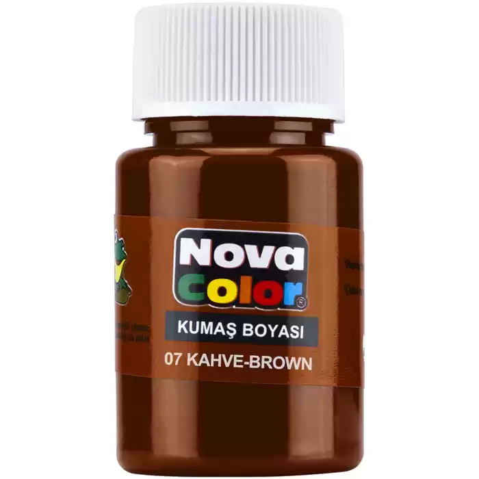 NOVA COLOR KUMAŞ BOYASI KAHVE NC-165