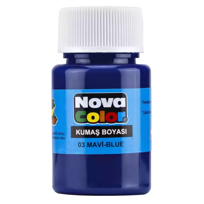 NOVA COLOR KUMAŞ BOYASI MAVİ NC-161