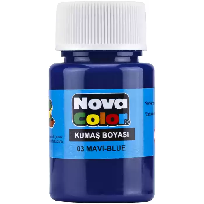 NOVA COLOR KUMAŞ BOYASI MAVİ NC-161