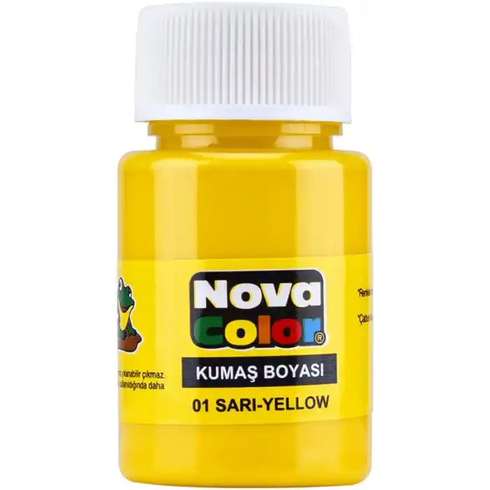 NOVA COLOR KUMAŞ BOYASI SARI NC-159