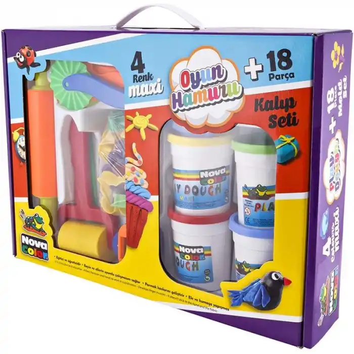 NOVA COLOR OYUN HAMURLU KALIP SETİ NC-851