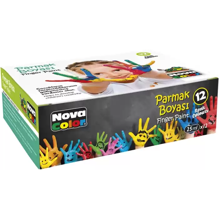 NOVA COLOR PARMAK BOYASI 12 RENK NC-460