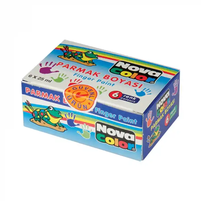 NOVA COLOR PARMAK BOYASI 6 RENK NC-138