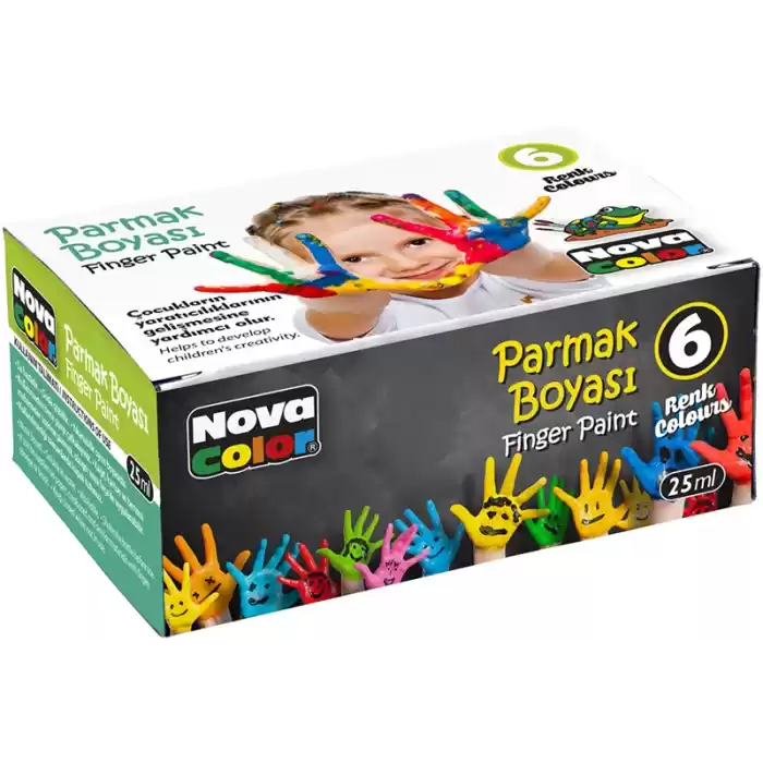 NOVA COLOR PARMAK BOYASI 6 RENK NC-138