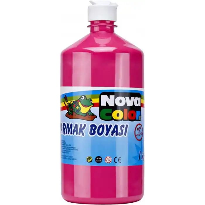 NOVA COLOR PARMAK BOYASI PEMBE 1 KG.NC-320