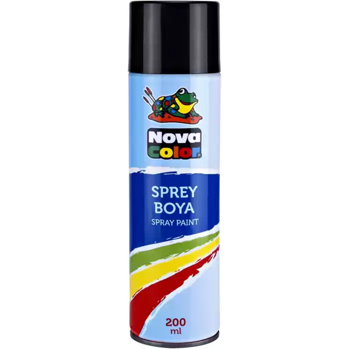 NOVA COLOR SPREY BOYA SİYAH NC-805