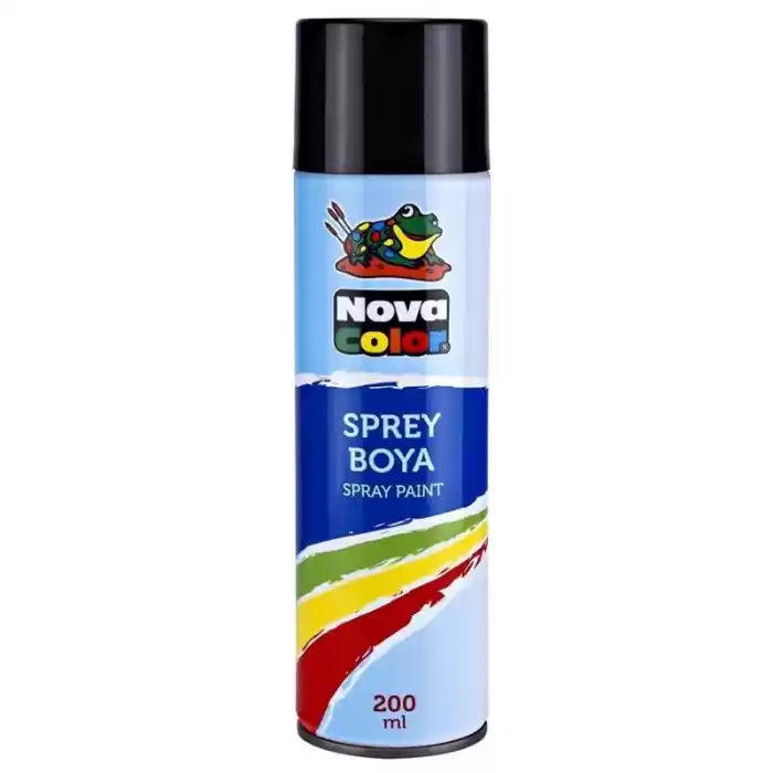 Nova Color Sprey Boya Siyah Nc-805