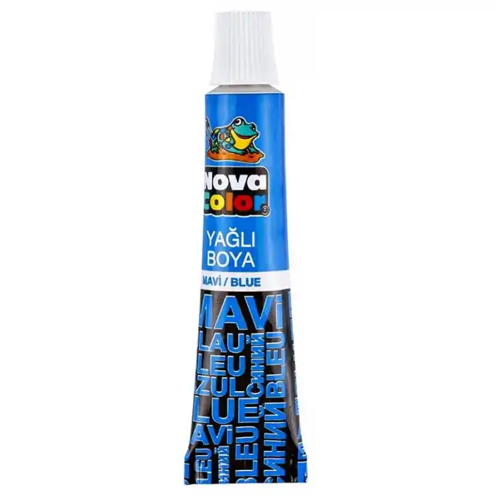 NOVA COLOR YAĞLI TÜP MAVİ NC-129