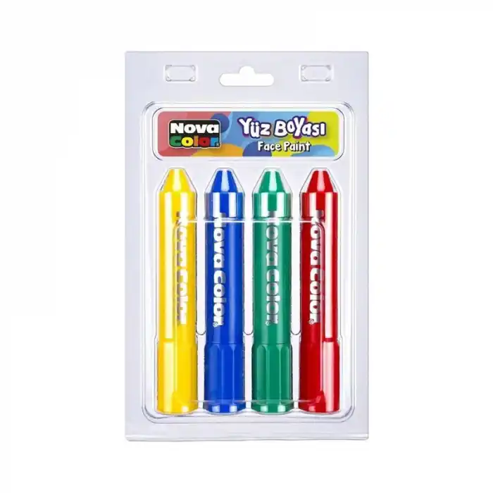 NOVA COLOR YÜZ BOYASI 4 LÜ NC-211