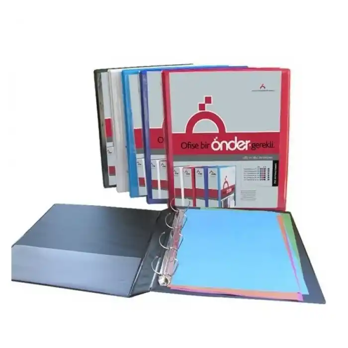 ÖNDER 3 CM 4 HALKALI BEYAZ KLASÖR 2013-5