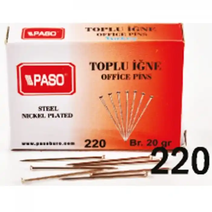 PASO TOPLU İĞNE 20 GR 28 MM 220