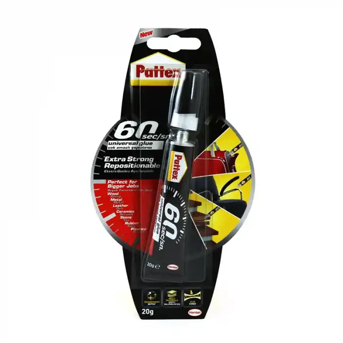 PATTEX 60 SANİYE ÇOK AMAÇLI YAPIŞTIRICI 1994326