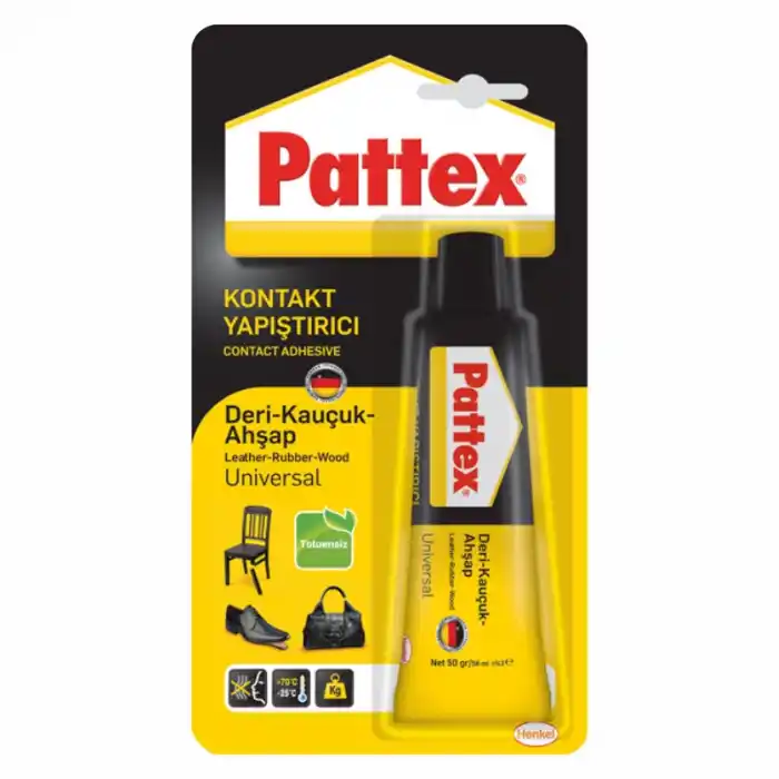 PATTEX DERİ/KAUÇUK/AHŞAP YAPIŞTIRICI 50 ML 3023773