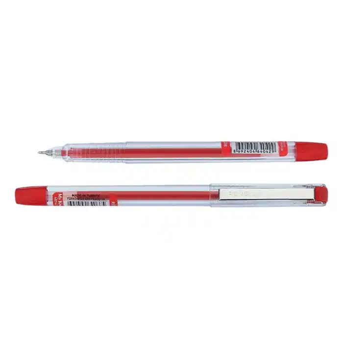 Pensan 6405 My-kıng Gel Kırmızı Kalem Metal Klips