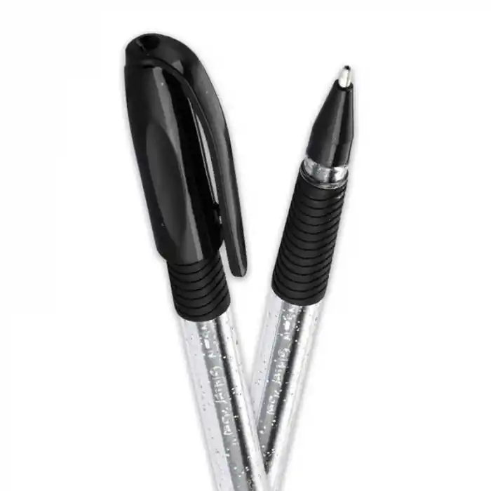 Pensan Glıtter Gel Siyah Kalem Simli 22280
